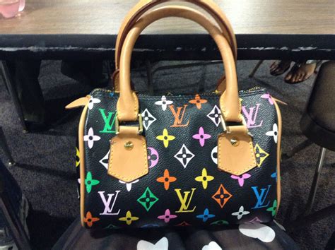 rainbow louis vuitton bag black|louis vuitton monogram tote bag.